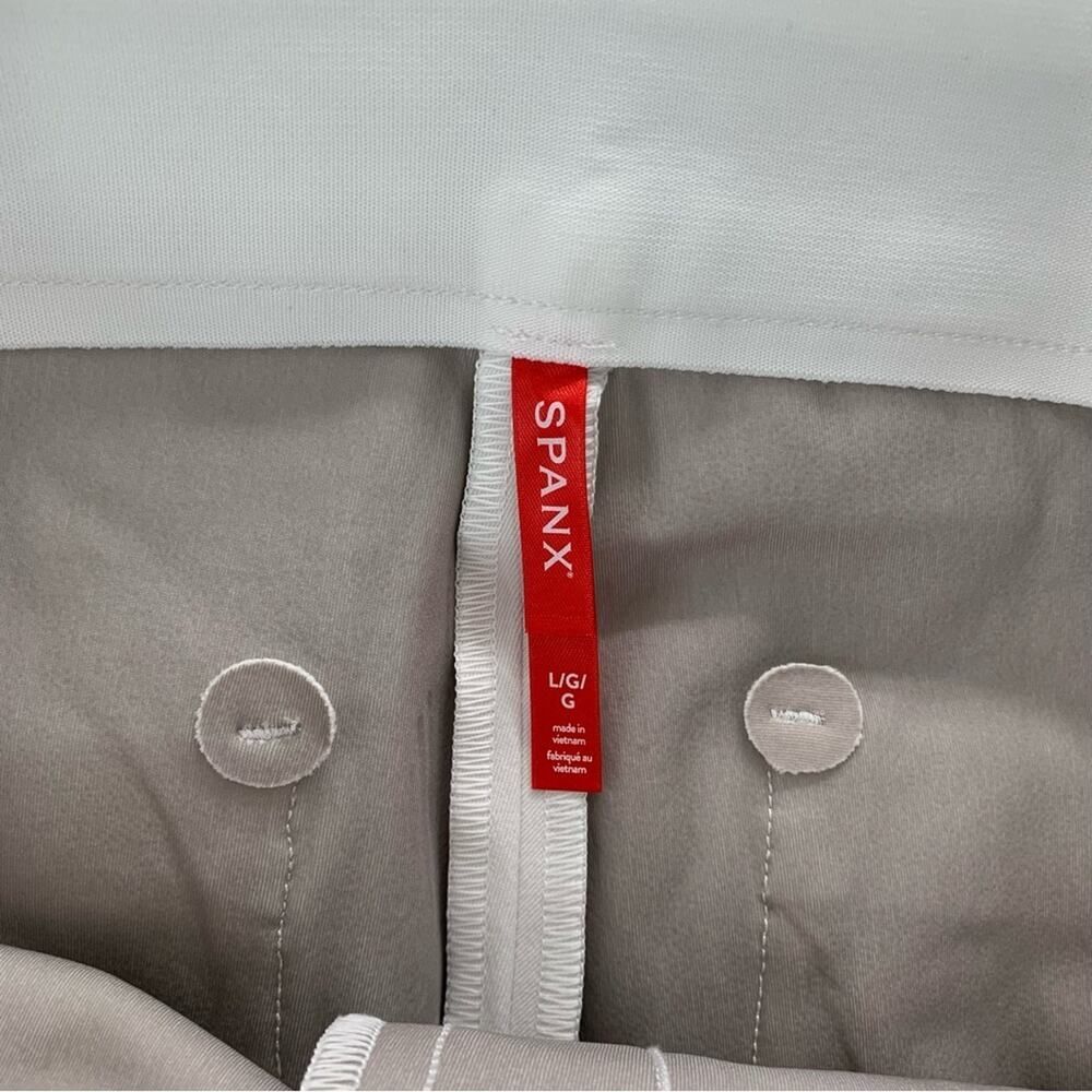 Spanx On-The-Go Slim Straight Pant Classic White Women's NWT Size: L (Regular) - Picture 14 of 15